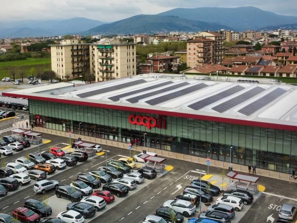 alucobond copertura coop firenze
